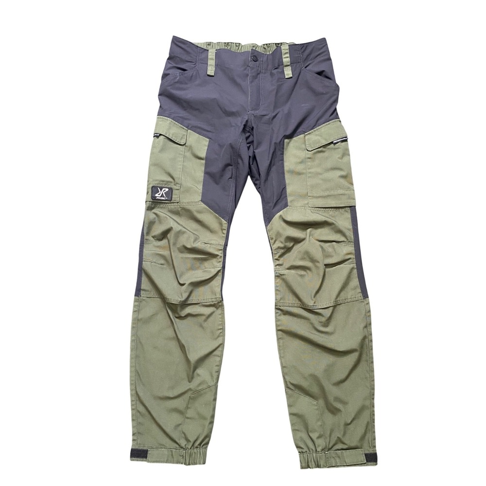 Revolution Race GPx Pants Green Black Mens US 2XL Outdoor Hiking Cargo Trousers